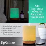 UpNature Essential Oil Diffuser for Large Room, 300ml Aromatherapy Diffuser Cool Mist Ultrasonic Diffuser, up to 12hrs… upnature essential oil diffuser for large room, 300ml aromatherapy diffuser cool mist ultrasonic diffuser, up to 12hrs…