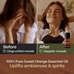 gya labs sweet orange essential oil for diffuser 100% pure and natural therapeutic grade sweet orange essential oils…