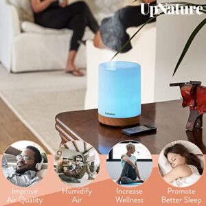 upnature essential oil diffuser for large room, 300ml aromatherapy diffuser cool mist ultrasonic diffuser, up to 12hrs…