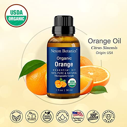 Organic-Orange-Essential-Oil-30ml-Undiluted-Natural-Sweet-Orange-Essential-Oils-for-Diffuser-Aromatherapy-and-Skin-Care-Pure-Cold-Pressed-Orange-Oil-Essential-Citrus-Nexon-Botanics version 1.0.0