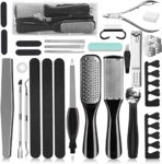 Professional Pedicure Tools Set, 26 in 1 Stainless Steel Foot Care Kit Foot Rasp Dead Skin Remover Pedicure Kit,Foot… version 1.0.0