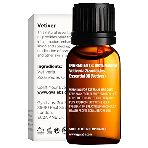 Gya-Labs-Calming-Vetiver-Essential-Oil-for-Diffuser-Aromatherapy-100-Pure-Therapeutic-Grade-Vetiver-Oil-for-Concentration-Pain-Vetiver-Essential-Oil-Organic-for-Soaps-Candles-034-fl-oz version 1.0.0