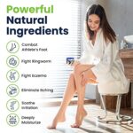 Tea Tree Oil Foot Balm - Foot Moisturizer For Dry Cracked Feet - Antifungal Athletes Feet Balm - Toenail Fungus… version 1.0.0